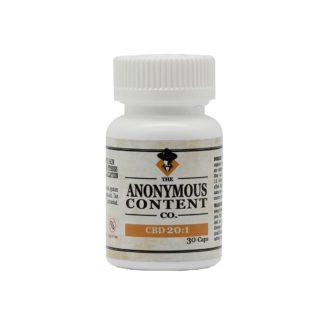 The Anonymous Content Co. 20:1 CBD Capsules 630mg
