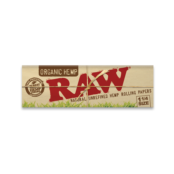RAW Organic Hemp Rolling Papers 1 1/4 Size