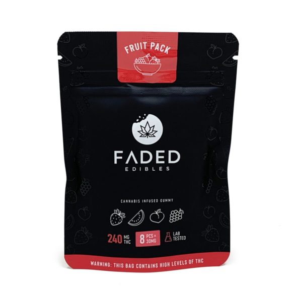Faded Edibles Fruit Pack Edibles 240mg