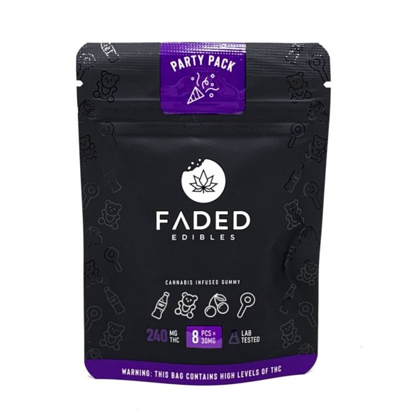 Faded Edibles Party Pack Edibles 240mg