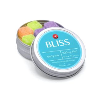 Bliss Party Mix 200mg THC Gummies – 10 pcs