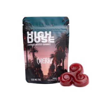 High Dose Cannabis Infused Gummies – Cherry 500mg