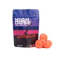 High Dose Cannabis Infused Gummies – Watermelon 500mg