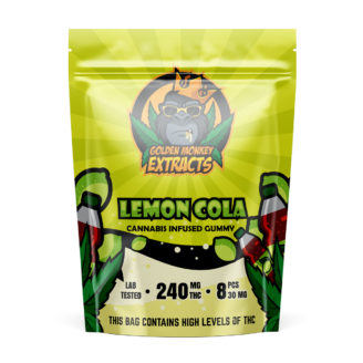Golden Monkey Extracts – Lemon Cola Gummies – 240mg