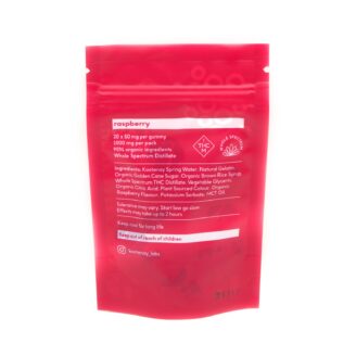 Kootenay Labs – Raspberry – 50mg THC Sativa Gummies