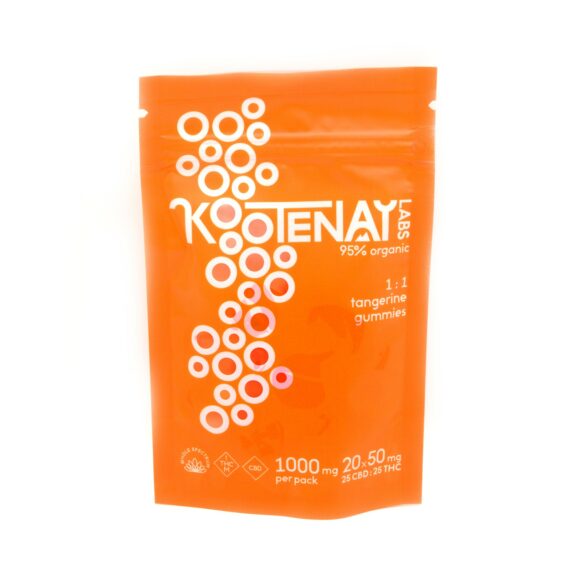 Kootenay-Labs-Tangerine-1-to-1-gummies-1000mg-front