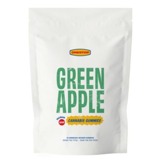 ONESTOP – Sour Green Apple 500mg THC Gummies