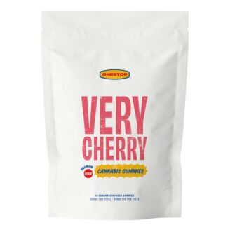 ONESTOP – Sour Very Cherry 500mg THC Gummies